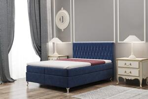 Manželská posteľ LIBUSE 160x200 - modrá