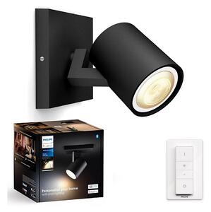 Philips - LED Stmievateľné bodové svietidlo Hue RUNNER 1xGU10/4,2W/230V + DO čierna