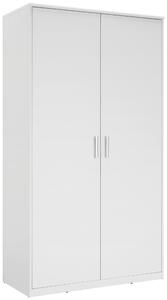 SKRIŇA S OTOČNÝMI DVERAMI, biela, 106/194/54 cm Xora - Skrine