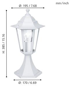 Vonkajšia lampa EGLO 22466 LATERNA 5 1xE27/60W