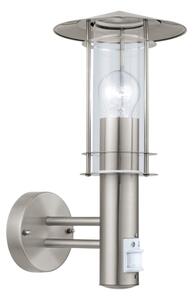 EGLO 30185 - Senzorové vonkajšie nástenné svietidlo LISIO 1xE27/60W/230V IP44