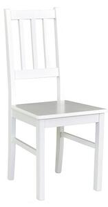 Jedálenska stolička NIKITA 4D - biela