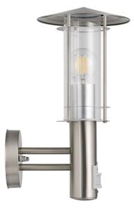 EGLO 30185 - Senzorové vonkajšie nástenné svietidlo LISIO 1xE27/60W/230V IP44