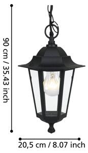EGLO 22471 - Vonkajšia lampa LATERNA 4 1xE27/60W