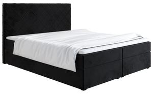 Čalúnená posteľ 180x200 LILLIANA 2 - čierna