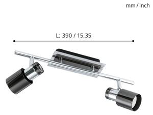 Eglo 30833 - LED bodové svietidlo DAVIDA 1 2xGU10/5W/230V