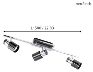 Eglo 30834 - LED bodové svietidlo DAVIDA 1 3xGU10/5W/230V