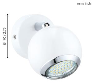 EGLO 31001 - LED Bodové svietidlo BIMEDA 1xGU10/3W LED