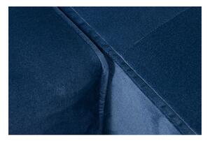 Rohová sedačka s taburetom LUIZA 2 - modrá