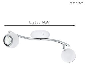 EGLO 31002 - LED Bodové svietidlo BIMEDA 2xGU10/3W LED