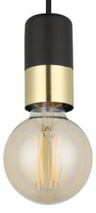 Eglo 31075 - Luster na lanku CALARI 1xE27/40W/230V čierna/zlatá