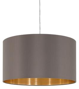 Eglo 55269 - Luster na lanku MASERLO 1xE27/60W/230V hnedá