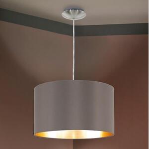 Eglo 55269 - Luster na lanku MASERLO 1xE27/60W/230V hnedá