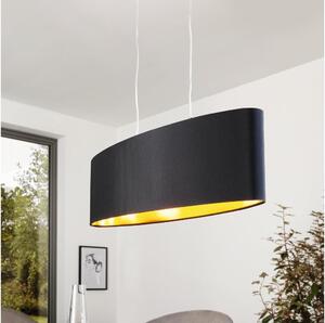 Eglo 55266 - Luster na lanku MASERLO 2xE27/60W/230V čierna