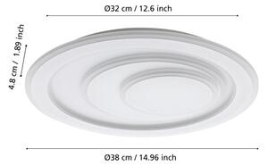 Eglo 32052 - LED Stropné svietidlo PALAGIANO LED/14,7W/230V pr. 38 cm
