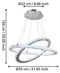 Eglo 31667 - LED závesné svietidlo VARRAZO LED/29,6W/230V