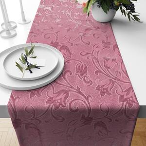 Ervi dekoračný behúň na stôl - Sabrina ružová kvety
