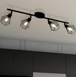 Eglo 55301 - LED bodové svietidlo ZAPATA 4xG9/3W/230V čierna