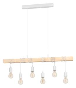 Eglo 43705 - Závesný luster TOWNSHEND na lanku 6xE27/60W/230V