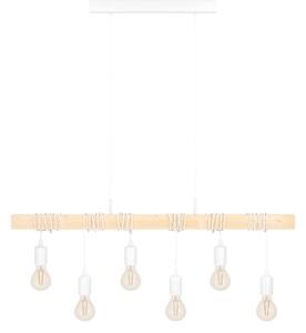 Eglo 43705 - Závesný luster TOWNSHEND na lanku 6xE27/60W/230V