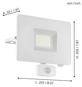 Eglo 33159 - LED reflektor so senzorom FAEDO 3 LED/50W/230V IP44