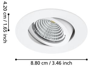 Eglo 33391 - SADA 3xLED Stmievateľné svietidlo SALICETO 3xLED/6W/230V biela