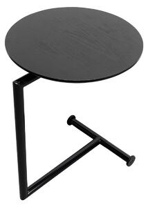 Easy Living príručný stolík čierny Ø46 cm