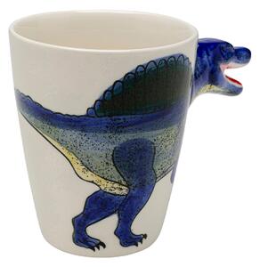 Funny Dino dekoračná šálka modrá