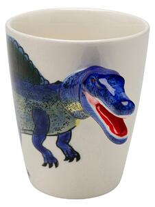 Funny Dino dekoračná šálka modrá