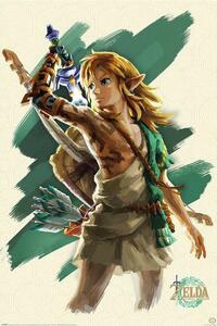 Plagát, Obraz - The Legend Of Zelda: Tears Of The Kingdom - Link Unleashed