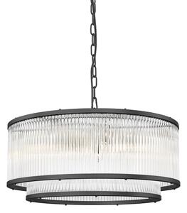 Zuma Line P0528-06H-P7AC - Luster na reťazi SERGIO 6xE14/60W/230V čierna
