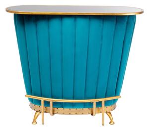 After Work barový stolík modrý/zlatý
