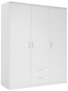 SKRIŇA S OTOČNÝMI DVERAMI, biela, 157/194/54 cm Xora - Skrine