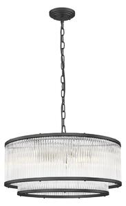 Zuma Line P0528-06H-P7AC - Luster na reťazi SERGIO 6xE14/60W/230V čierna