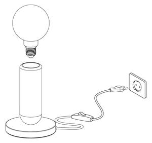 Eglo 39835 - Stolná lampa GIACONECCHIA 1xE27/40W/230V