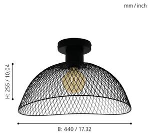 Eglo 43303 - Stropné svietidlo POMPEYA 1xE27/60W/230V