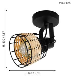Eglo 43324 - Bodové svietidlo ANWICK 1xE27/40W/230V