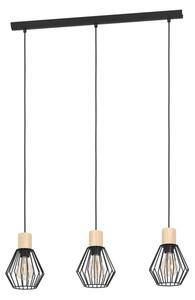 Eglo 44094 - Luster na lanku PALMORLA 3xE27/60W/230V