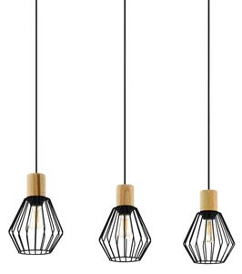 Eglo 44094 - Luster na lanku PALMORLA 3xE27/60W/230V
