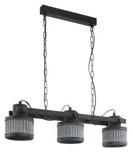 Eglo 43447 - Luster na reťazi TURROCK 3xE27/28W/230V