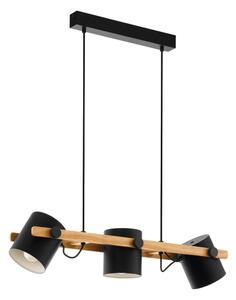 Eglo 43517 - Závesné svietidlo na lankách HORNWOOD 3xE27/60W/230V