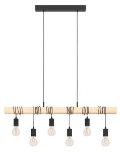 Eglo 43513 - Závesný luster na lanku TOWNSHEND 6xE27/60W/230V