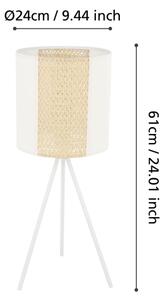 Eglo 43555 - Stolná lampa ARNHEM 1xE27/40W/230V