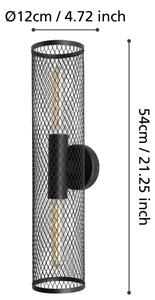 Eglo 43535 - Nástenné svietidlo REDCLIFFE 2xE27/40W/230V