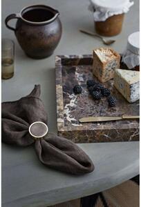 Cozy Living - Jilly Tray Square Marble Toffee Brown Cozy Living - Lampemesteren