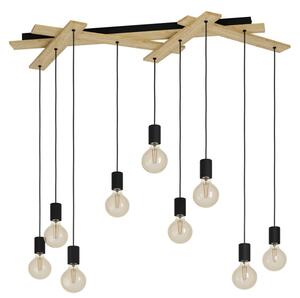 Eglo 43641 - Luster na lanku MONMOUNT 9xE27/40W/230V