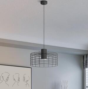 Eglo 43628 - Luster na lanku MILLIGAN 1xE27/40W/230V pr. 48 cm čierna