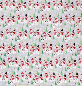 Sivá vianočná mikroplyšová deka SNOWMAN Rozmer: 160 x 200 cm