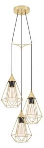 Eglo 43683 - Luster na lanku TARBES 3xE27/60W/230V