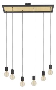 Eglo 43725 - Luster na lanku CONSETT 6xE27/40W/230V